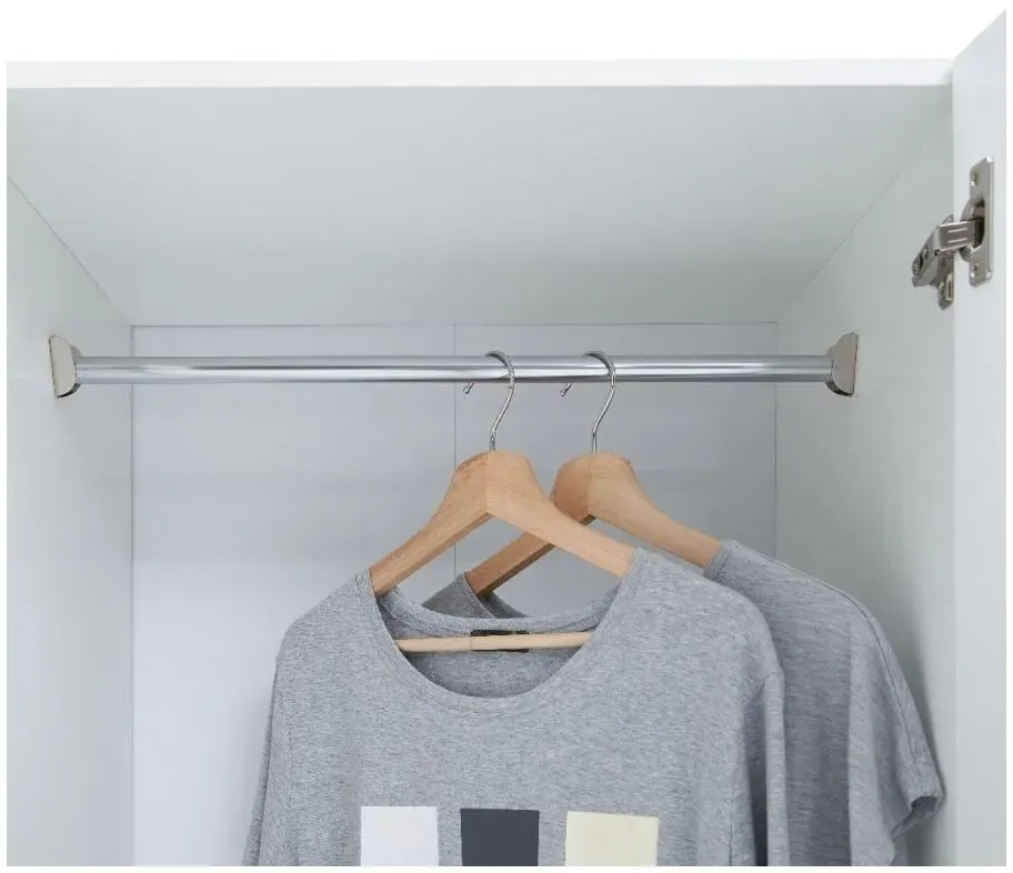 Edwards 2 Door Wardrobe - Grey