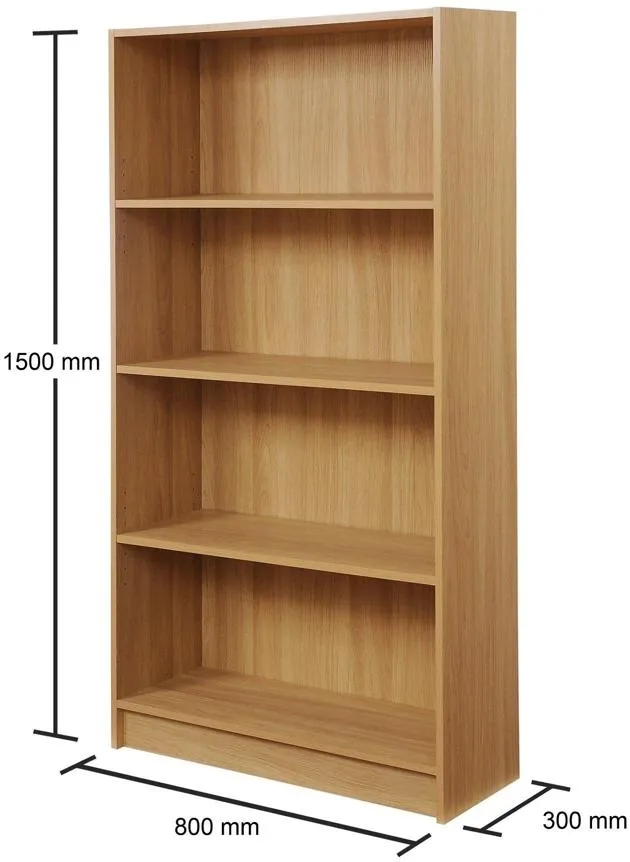 Edwards Tall Bookcase - White