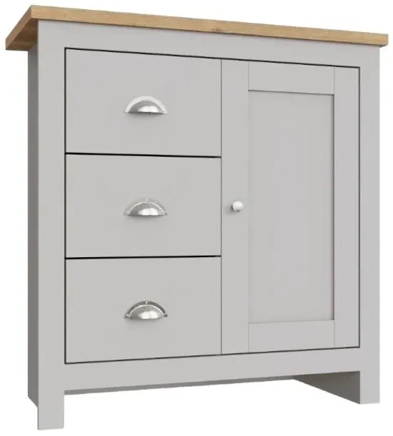 Lyman 1 Door Compact Sideboard - Cream