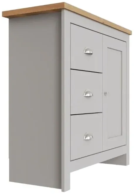 Lyman 1 Door Compact Sideboard - Cream