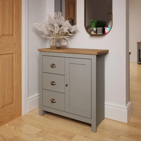 Lyman 1 Door Compact Sideboard - Cream