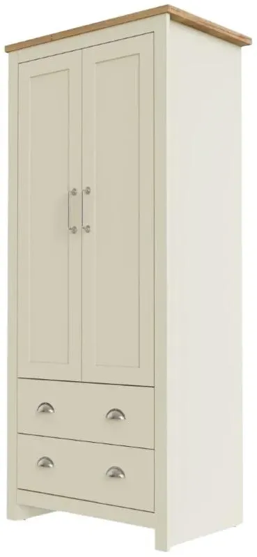 Lyman 2 Door 2 Drawer Wardrobe