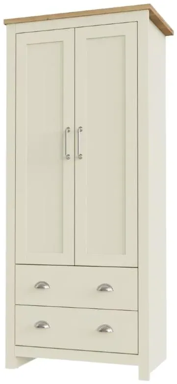 Lyman 2 Door 2 Drawer Wardrobe