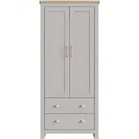 Lyman 2 Door 2 Drawer Wardrobe