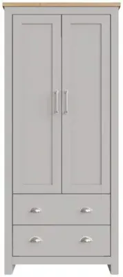 Lyman 2 Door 2 Drawer Wardrobe
