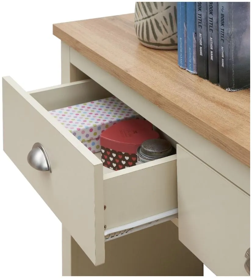 Lyman 2 Drawer Console Table - Cream