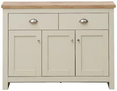 Lyman 3 Door Medium Sideboard - Cream