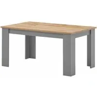 Lyman 6 Seater Dining Set with 2 Benches and 2 Stools - Light Grey