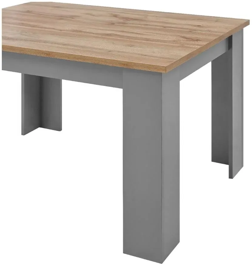 Lyman 6 Seater Dining Set with 2 Benches - Light Grey