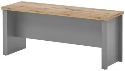 Lyman 6 Seater Dining Set with 2 Benches - Light Grey