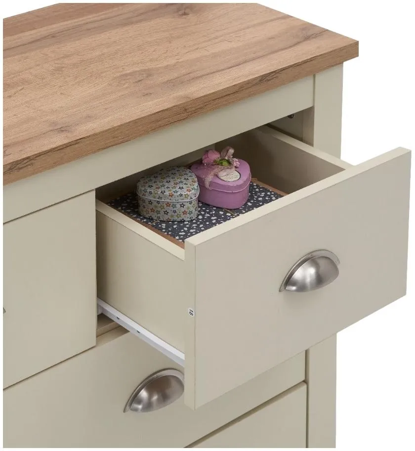 Lyman 7 Drawer Wide Chest - Cream