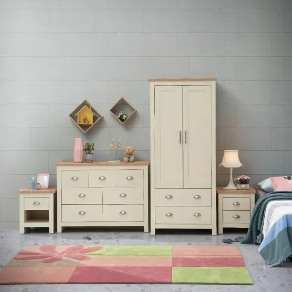 Lyman 7 Drawer Wide Chest - Cream