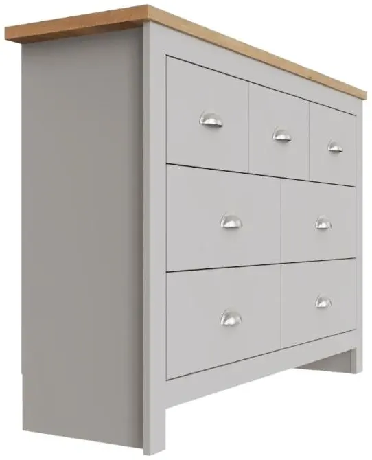 Lyman 7 Drawer Wide Chest - Cream