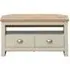 Lyman Corner 2 Drawer TV Unit - Cream