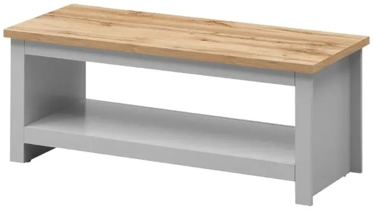 Lyman Lift Up Coffee Table - Light Grey