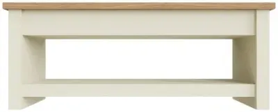 Lyman Slide Top Coffee Table - Cream
