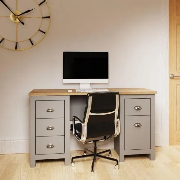 Lyman Study Desk - Cream