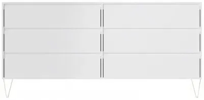 Montour 6 Drawer Wide Chest - White