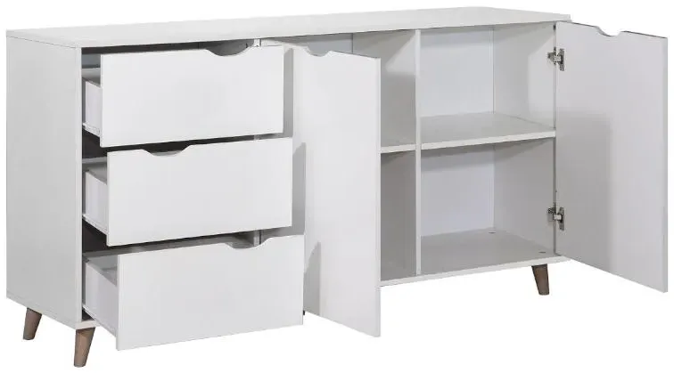 Perce 2 Door Sideboard - White