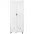 Perce 2 Door Wardrobe with Drawers - White