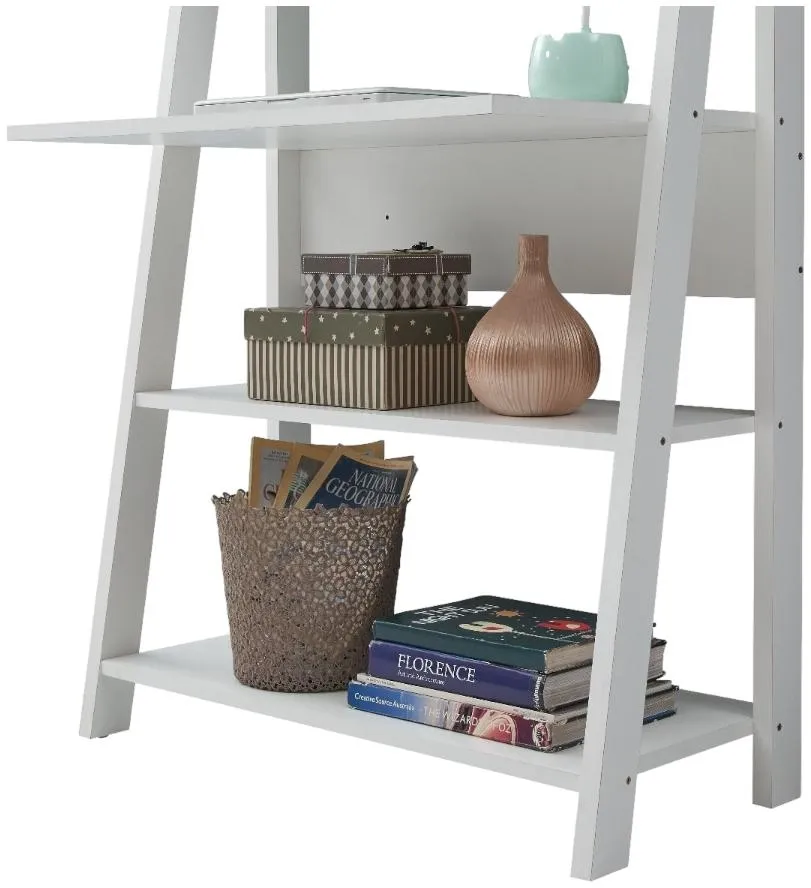 Ross Ladder Desk - White