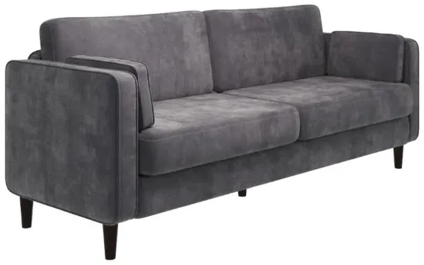 Sierra 2-Seater Cushion Back Sofa - Light Grey