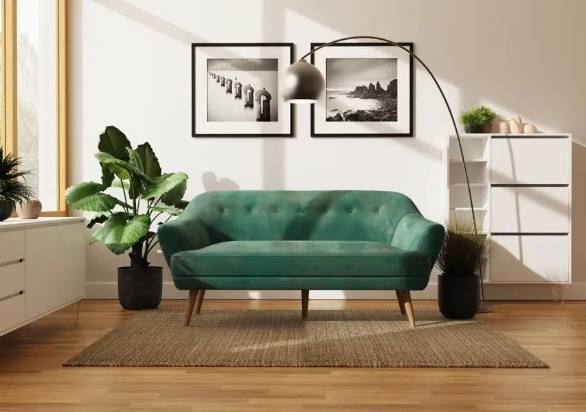 Sierra 3-Seater Sofa - Light Grey