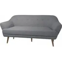 Sierra 3-Seater Sofa - Light Grey