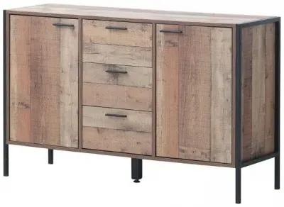 Stretton 2 Door 3 Drawer Sideboard - Rustic Oak image