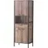 Stretton Tall Storage Cabinet - Rustic Oak