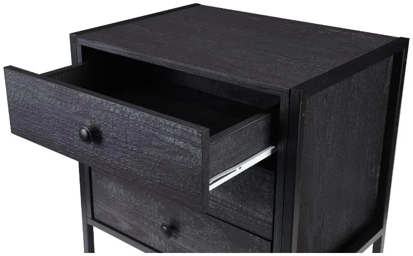 Warren 3 Drawer Bedside Cabinet - Ash Oak