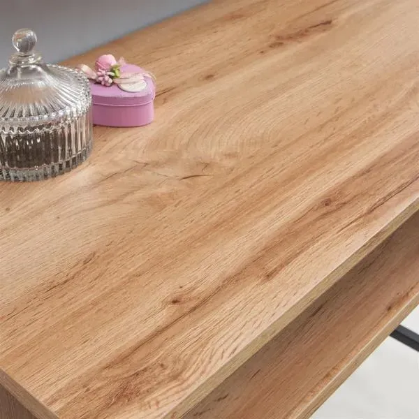 Warren Dressing Table with Mirror - Ash Oak