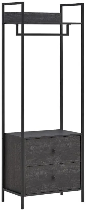 Warren Open 2 Drawer Wardrobe - Ash Oak