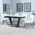 Alpha Extendable Dining Set with Arctic Chairs - White, Ceramic