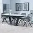 Alpha Extendable Dining Set with Ion Chairs - White, Ceramic
