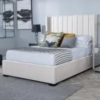 Annabelle Boucle Fabric Ottoman Storage Bed