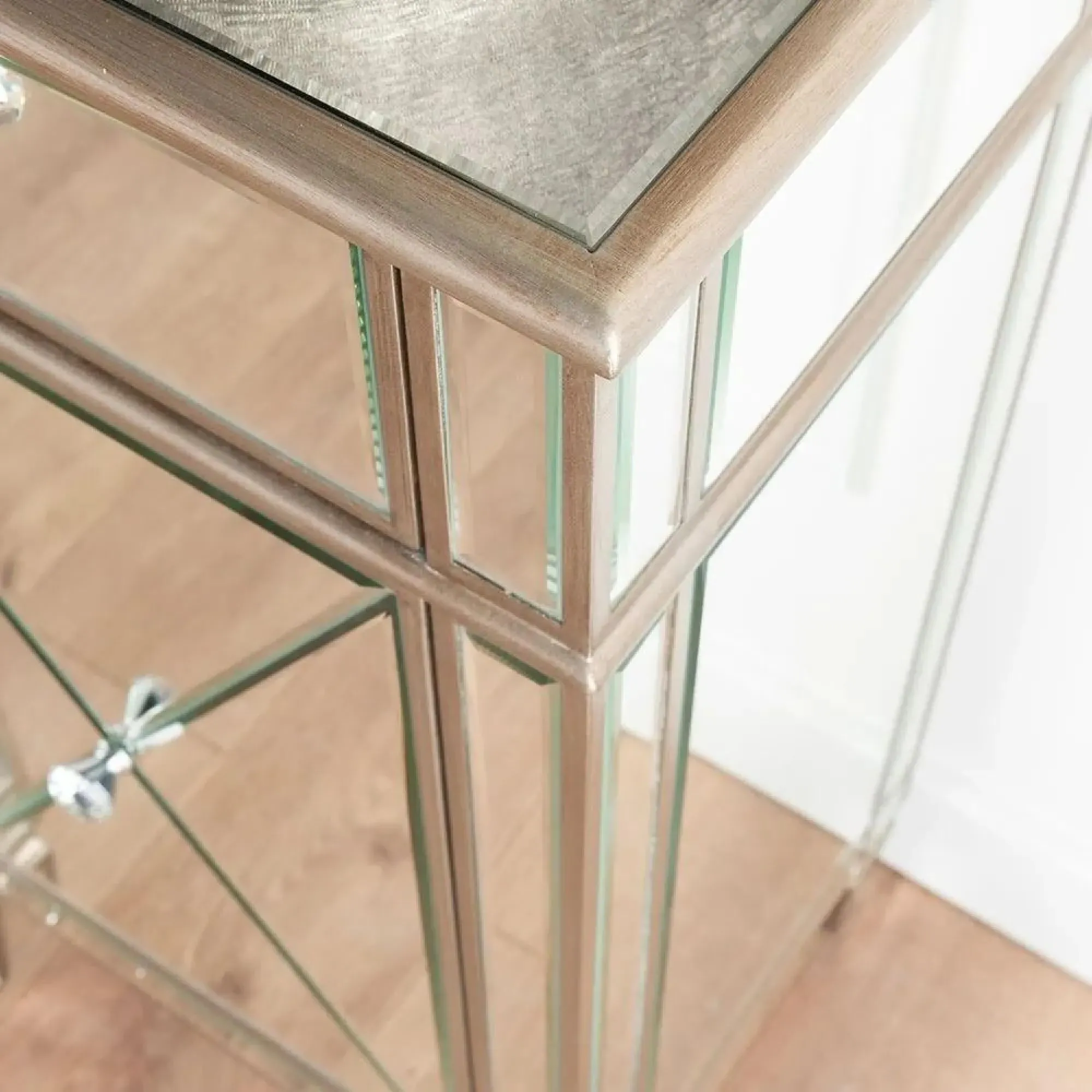 Antoinette Large 4 Door Sideboard - Mirrored