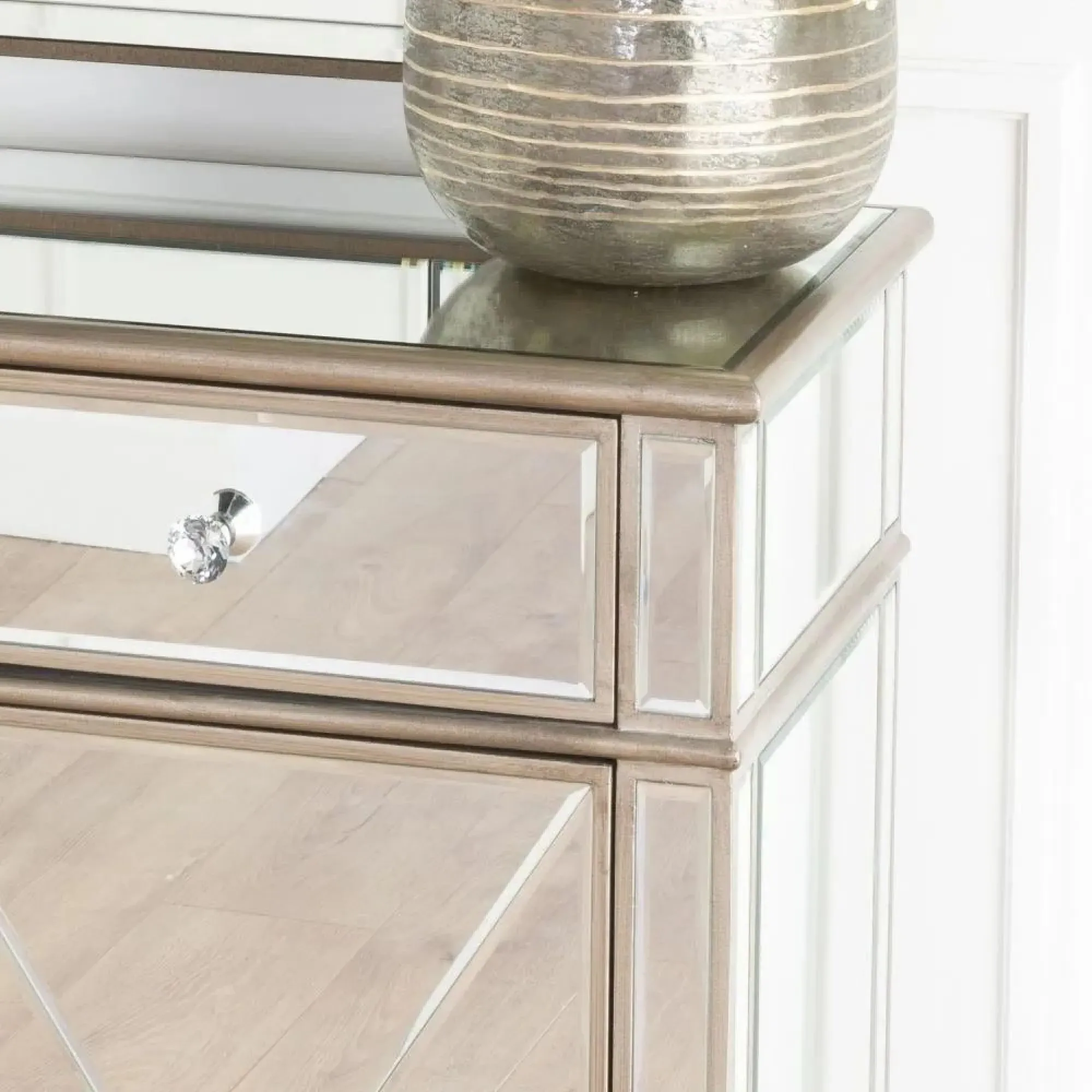 Antoinette Small 2 Door Sideboard - Mirrored