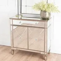 Antoinette Small 2 Door Sideboard - Mirrored