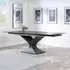 Anvik 6-10 Seater Extendable Dining Table - Black, Ceramic