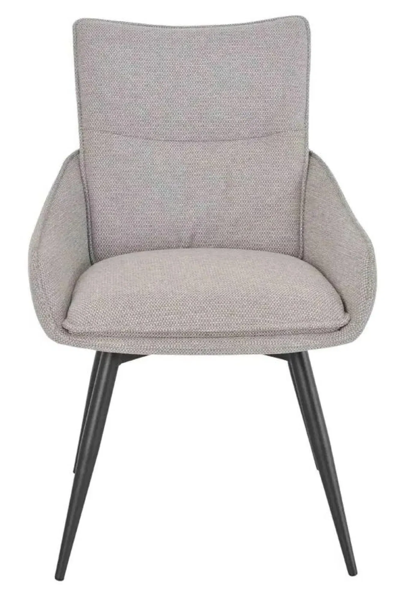 Anvik Extendable Dining Set with Ace Swivel Chair - Black, Ceramic