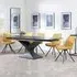 Anvik Extendable Dining Set with Boden Chair - Black, Ceramic