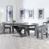 Anvik Extendable Dining Set with Kiefer Chair - Black, Ceramic