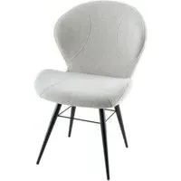 Arctic Dining Chair - Beige, Velvet
