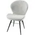 Arctic Dining Chair - Beige, Velvet