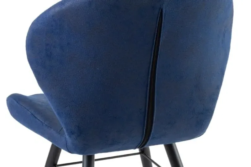 Arctic Dining Chair - Blue, Velvet
