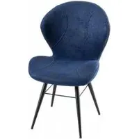 Arctic Dining Chair - Blue, Velvet