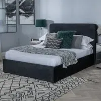 Ashby Fabric Bed Frame - Black