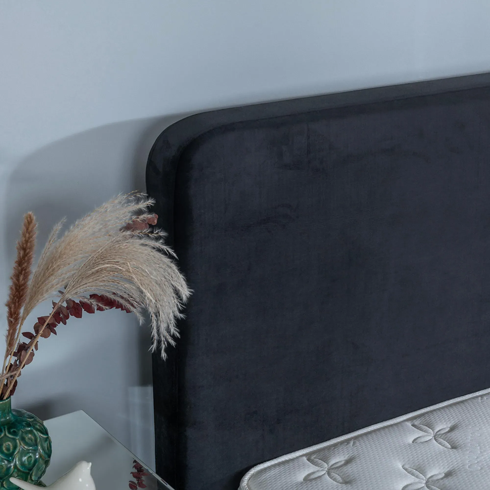 Ashby Ottoman Storage Bed - Black, Fabric