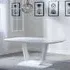 Athos 8-Seater Glass Dining Table - White